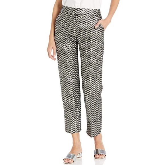 Trina Turk Metallic Banshee Pants - Picture 1 of 6